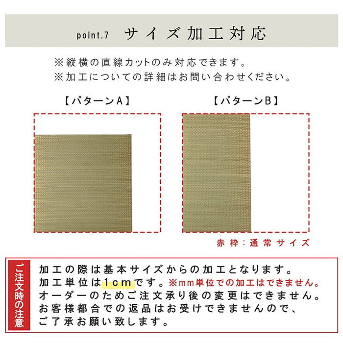 国産 い草 日本製 置き畳 ユニット畳 簡単 和室 3層 約70×70×1.5cm 4P ihk-1111500010445