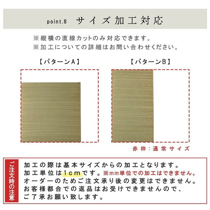 国産 い草 日本製 置き畳 ユニット畳 簡単 和室 4層 約70×70×3cm 6P ihk-1111500010453