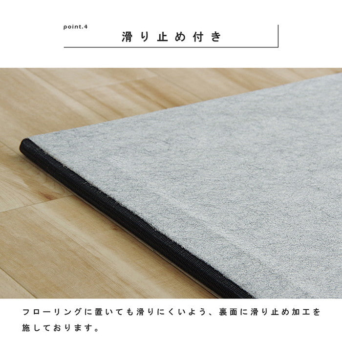 日本製 水拭きできる ポリプロピレン 置き畳 ユニット畳 シンプル 約70×70cm 9P 同色9枚組 ベージュ ブラック ブラウン グリーン ihk-1111520020413