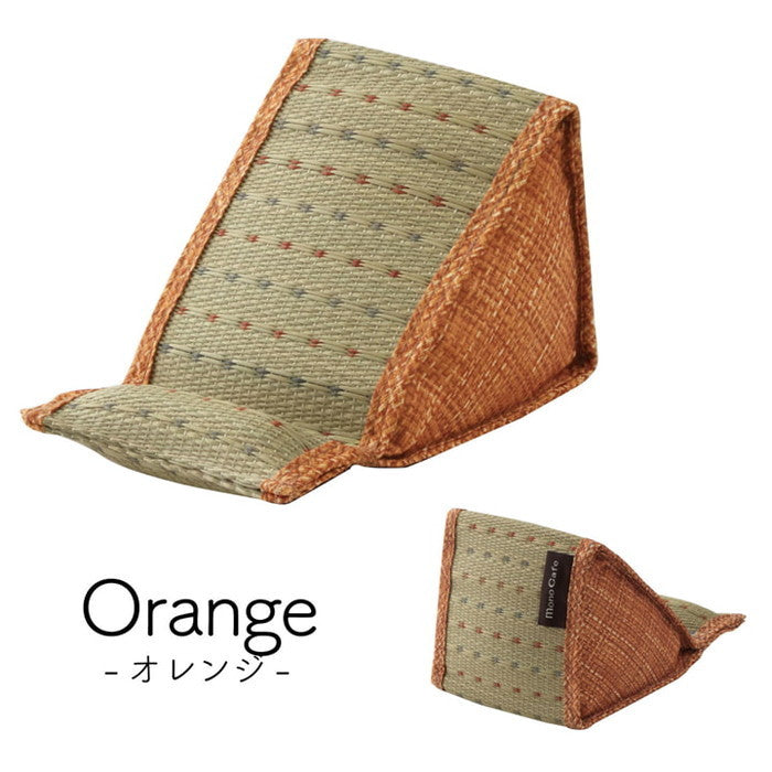 スマホ用 スタンド い草 抗菌防臭 シンプル 小林製薬コバガード使用 約12×20×11cm ブルー ブラウン グリーン オレンジ ihk-1120700041001の画像