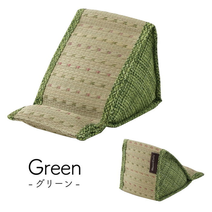 スマホ用 スタンド い草 抗菌防臭 シンプル 小林製薬コバガード使用 約12×20×11cm ブルー ブラウン グリーン オレンジ ihk-1120700041001の画像