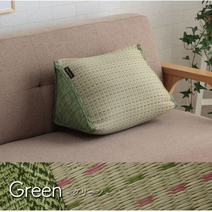 クッション くつろぎ い草 抗菌防臭 シンプル 小林製薬コバガード使用 約40×30×20cm ブルー ブラウン グリーン オレンジ ihk-1120700042201の画像