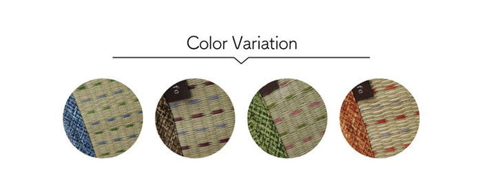 クッション くつろぎ い草 抗菌防臭 シンプル 小林製薬コバガード使用 約40×30×20cm ブルー ブラウン グリーン オレンジ ihk-1120700042201の画像