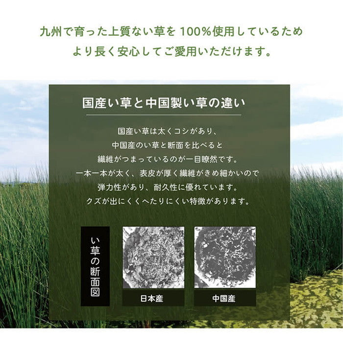 枕 まくら い草 高さが調整できる さらさら 消臭 シンプル 無地 角枕 約30×15cm ブルー グリーン ナチュラル ihk-1121670041101の画像