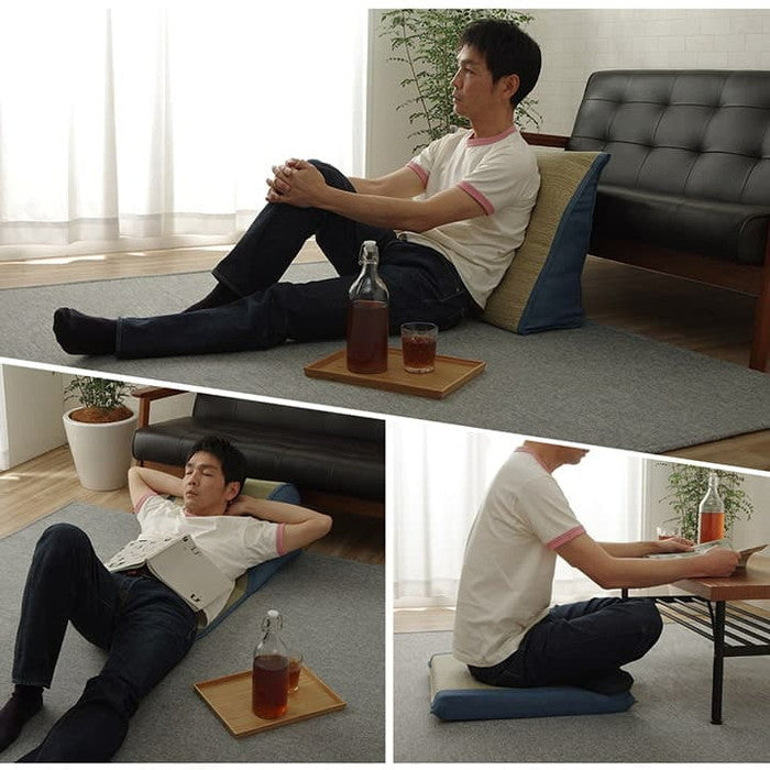 い草 くつろぐ ソファにおすすめ クッション 枕 ソファ枕 さらさら 消臭 シンプル 約20×50×20cm ihk-1121760041901の画像