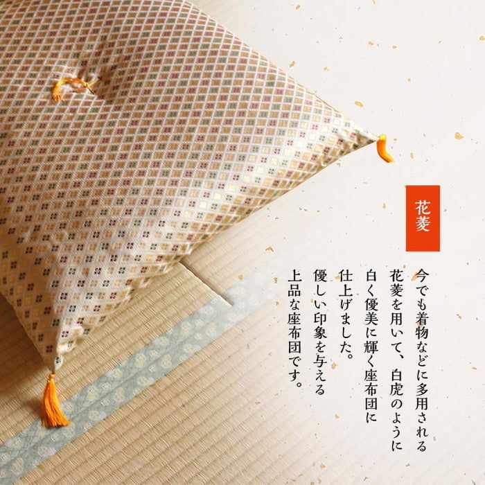 日本製 御前座布団 金襴 盆 法事 仏前 豪華 クッション性 約70×70cm ihk-1131660013102の画像