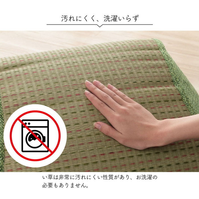 クッション くつろぎ ごろごろ い草 抗菌防臭 消臭 シンプル 小林製薬コバガード使用 約48×90cm ブルー ブラウン グリーン オレンジ ihk-1140500040902の画像