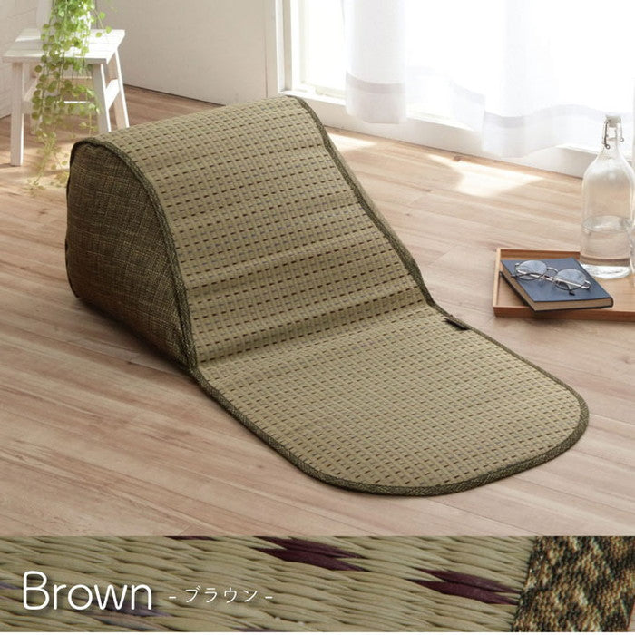 クッション くつろぎ ごろごろ い草 抗菌防臭 消臭 シンプル 小林製薬コバガード使用 約48×90cm ブルー ブラウン グリーン オレンジ ihk-1140500040902の画像