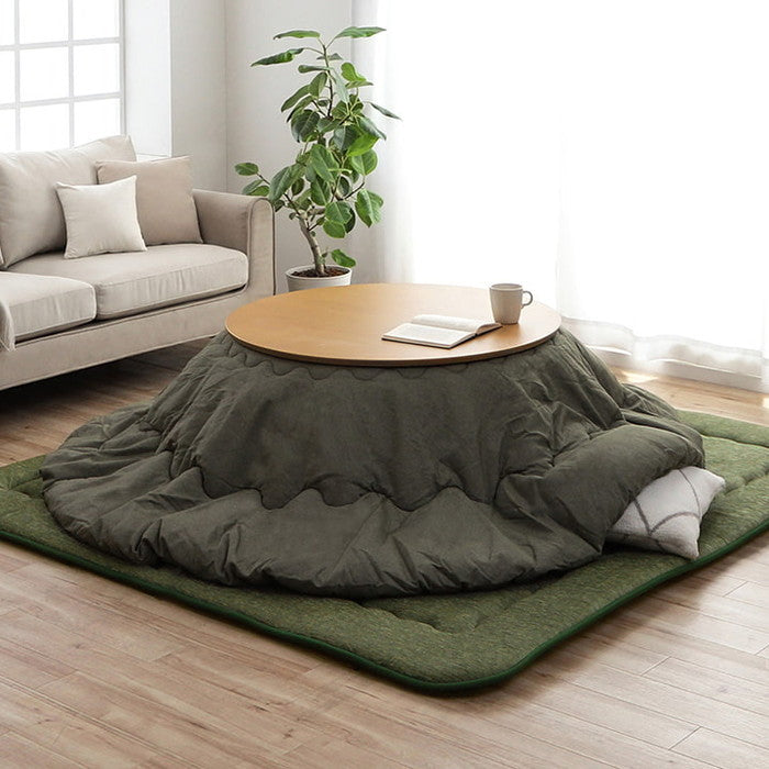 こたつ布団 長方形 小さめ 撥水ラグ ふっくらタイプ 約130×190cm ベージュ ブラウン グリーン グレー ネイビー ihk-1161730026009の画像