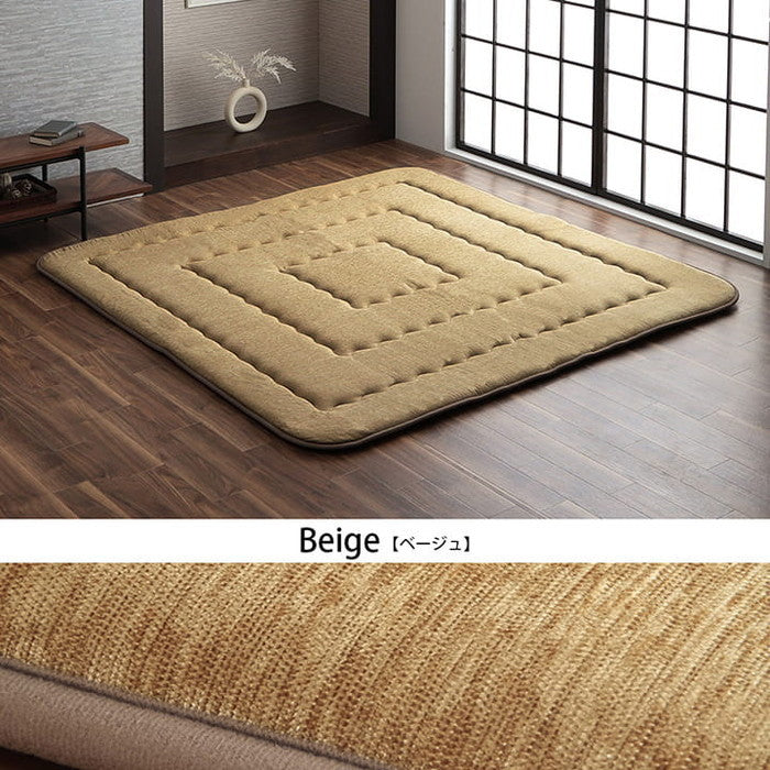 こたつ布団 長方形 小さめ 撥水ラグ ふっくらタイプ 約130×190cm ベージュ ブラウン グリーン グレー ネイビー ihk-1161730026009の画像