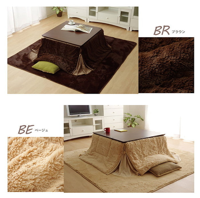 フィラメント素材 省スペース こたつ薄掛け布団単品 フィリップ 約180×220cm ベージュ ブラウン アイボリー ピンク ihk-1181360021721の画像