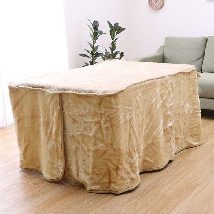 ハイタイプ 高脚 用 こたつ中掛け毛布 洗える ハイタイプ中掛 BOX 約80×105×65cm ボックスタイプ ブラウン ihk-1181380063140の画像