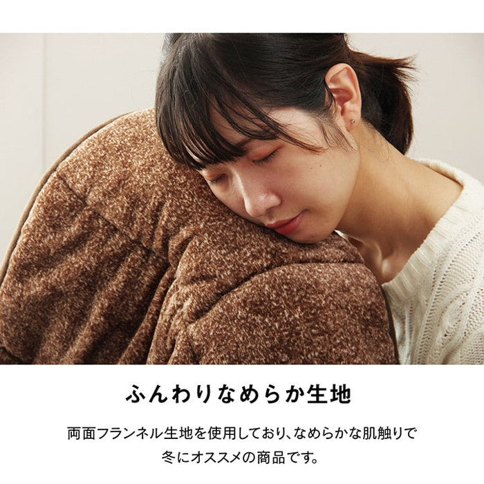ハイタイプ こたつ布団 長方形 洗える お手入れ簡単 約235×295cm ブラウン ihk-1181600063730の画像
