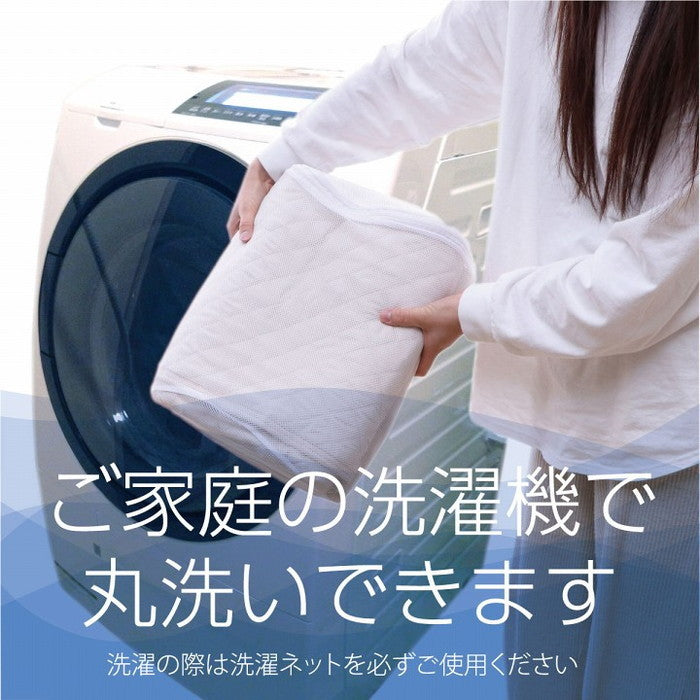 寝具 オールシーズン 快適睡眠 ベッドパッド 洗える 帝人 マイティトップ2 防ダニ 抗菌防臭 洗濯機OK 四隅ゴムバンド付き ズレにくい シングル 100×200cm ihk-1192040370101の画像
