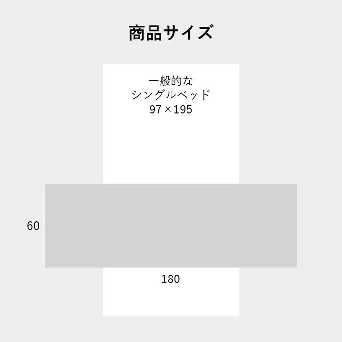 寝具 防水 肌触り 漏れない 洗える 洗濯楽 快適 不安解消 部分パッド 約60×180cm グレージュ ihk-1195710439928の画像