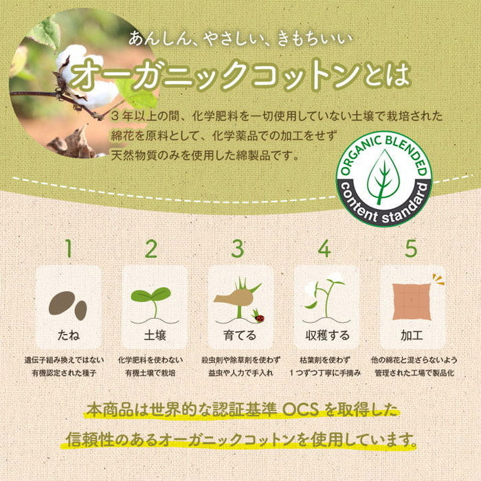 クッション 寄りかかり 日本製 オーガニックコットン 綿100% チェック 洗える 背もたれ 約60×35×25cm ベージュ ピンク ihk-1210140021001の画像