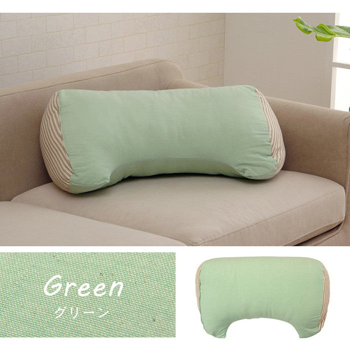 クッション 寄りかかり 日本製 オーガニックコットン 綿100% 無地 洗える 背もたれ ベージュ ブルー グリーン ピンク イエロー ihk-1210250021001の画像