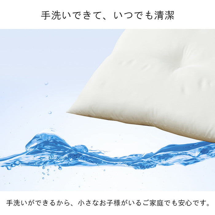 ヌードクッション 国産 日本製 洗える シート 椅子用 約45×45cm 2枚組 アイボリー ihk-1210660140203の画像