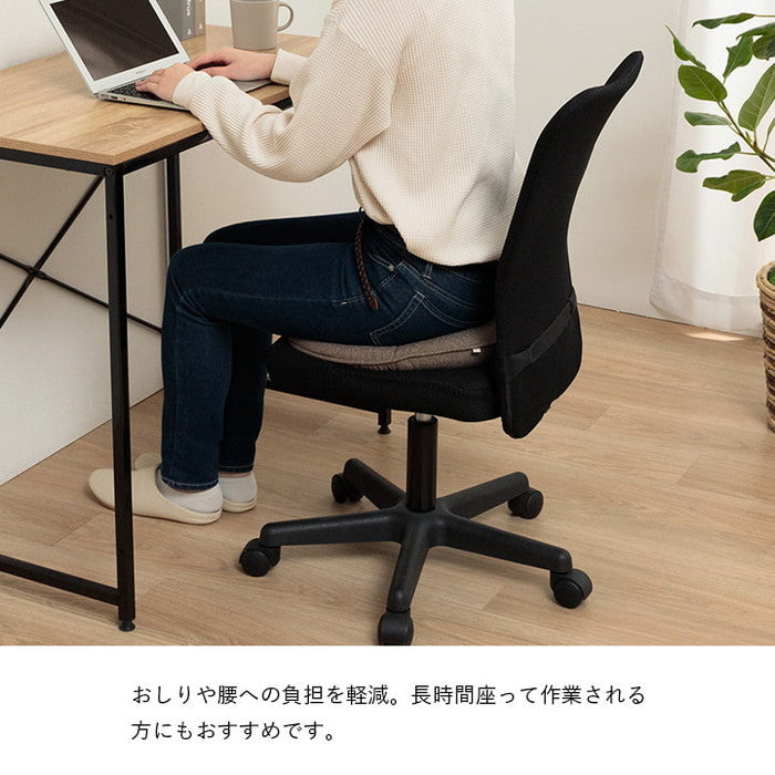 クッション 穴あき 無地 国産 約35cm丸 ベージュ ブラウン ネイビー ihk-1211810020401の画像