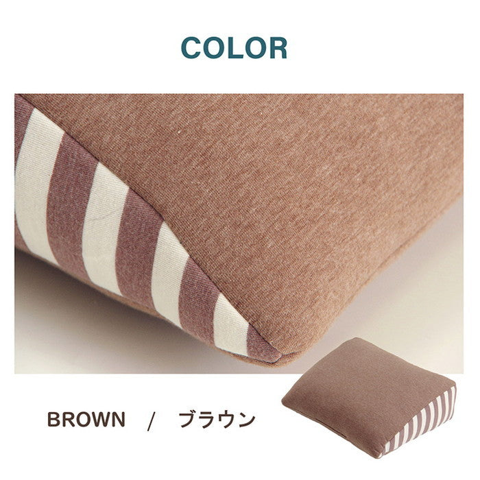 クッション 足枕 フットケア ふくらはぎ むくみ 疲れ 対策 睡眠 シンプル ウレタン 約45×35cm ブラウン ネイビー ihk-1220880065159の画像