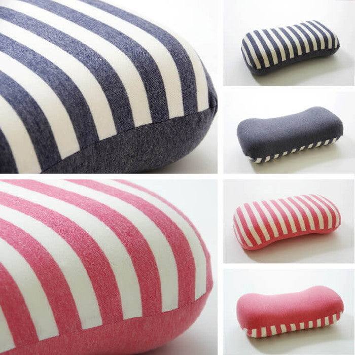 クッション 低反発 腰当 マイクロファイバー 無地 エルマー 約40×20cm ブラウン ネイビー ピンク ihk-1220880065334の画像