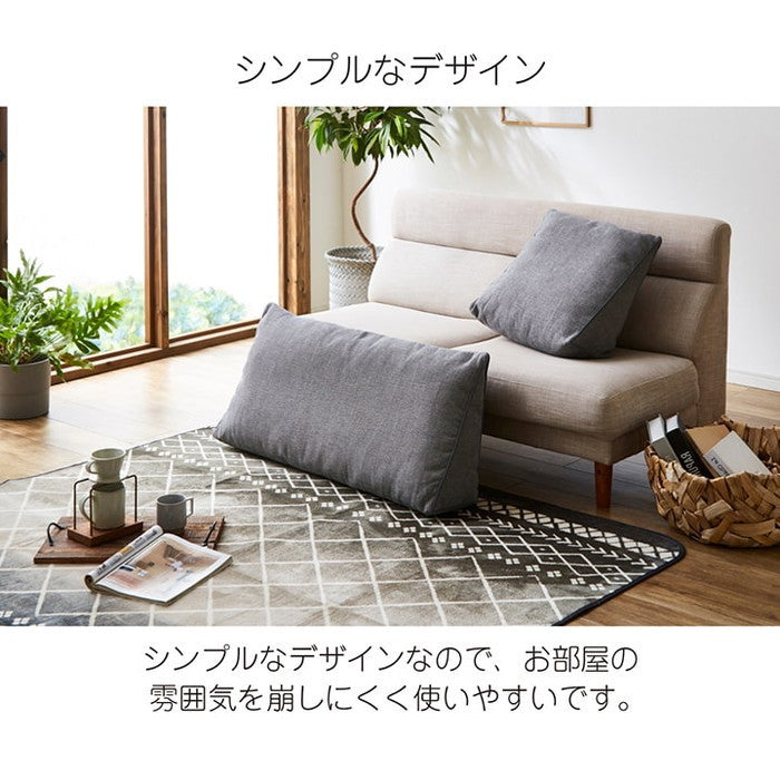 背もたれ クッション 三角 寄りかかり ソファ フロアクッション 枕 ソファー 背当 スマホ シンプル 国内綿入れ加工 約25×50×45cm グレー ネイビー ihk-1221340134691の画像