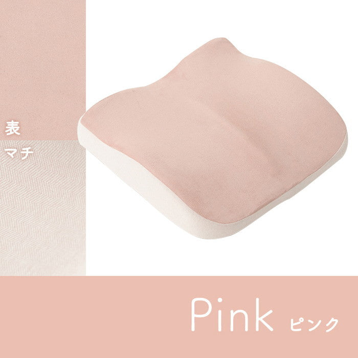 クッション 2WAY 腰当 セアテ シート ゴム付き パステル グリーン 約40×39cm グリーン グレー ピンク ihk-1224470124446の画像