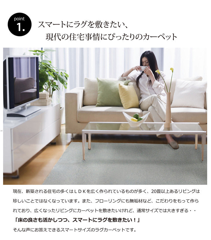 ラグ おしゃれ 長方形 オールシーズン 滑り止め 薄手 ギャッベ ベージュ 約190×240cm ベージュ グレー ihk-1274300022901の画像