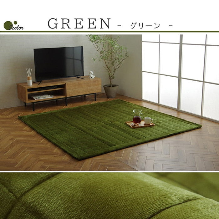 ラグ 長方形 手洗い なめらか 滑りにくい加工 ふっくら 約1畳 約90×185cm ベージュ グリーン グレー アイボリー ネイビー ihk-1291240023101の画像