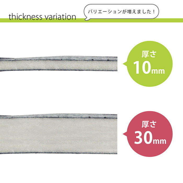 ラグ 下敷き 滑り止め 滑りにくい 防音 へたりにくい ボリューム ウレタン30mm クッション性 約180×180cm 床暖房 ホットカーペット対応 ihk-1293140014902