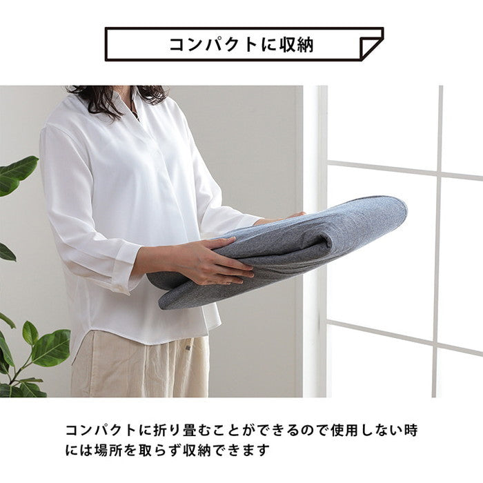 マットカバー シンプル 綿 防水 洗える ズレにくい コンパクト 約3畳 約185×240cm オールシーズン グレー ネイビー ihk-1293410135618の画像