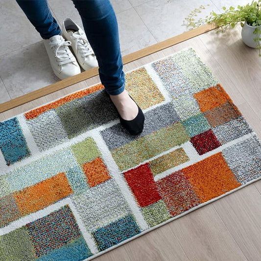 玄関マット トルコ製 ウィルトン織り エデン 約50×80cm ihk-1310840011701の画像