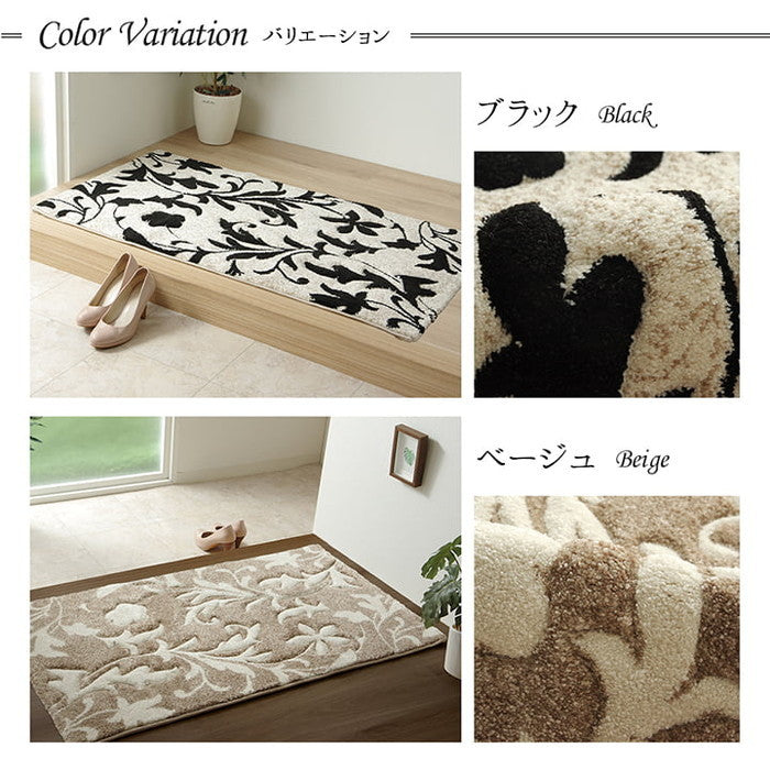 玄関 マット トルコ ウィルトン 織り 約60×90cm 抗菌防臭 消臭 へたりにくい ギャベ ihk-1311240011801の画像