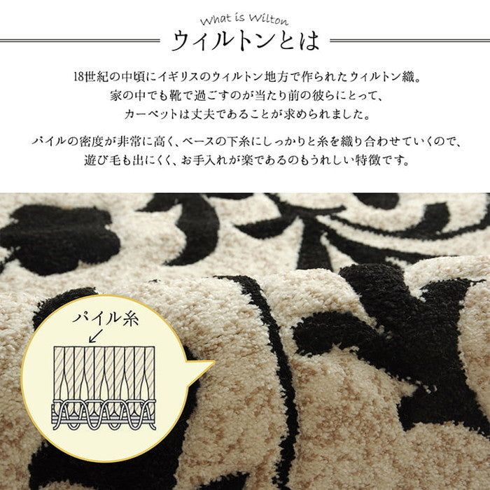 玄関 マット トルコ ウィルトン 織り 約70×120cm 抗菌防臭 消臭 へたりにくい ギャベ ihk-1311240016401の画像