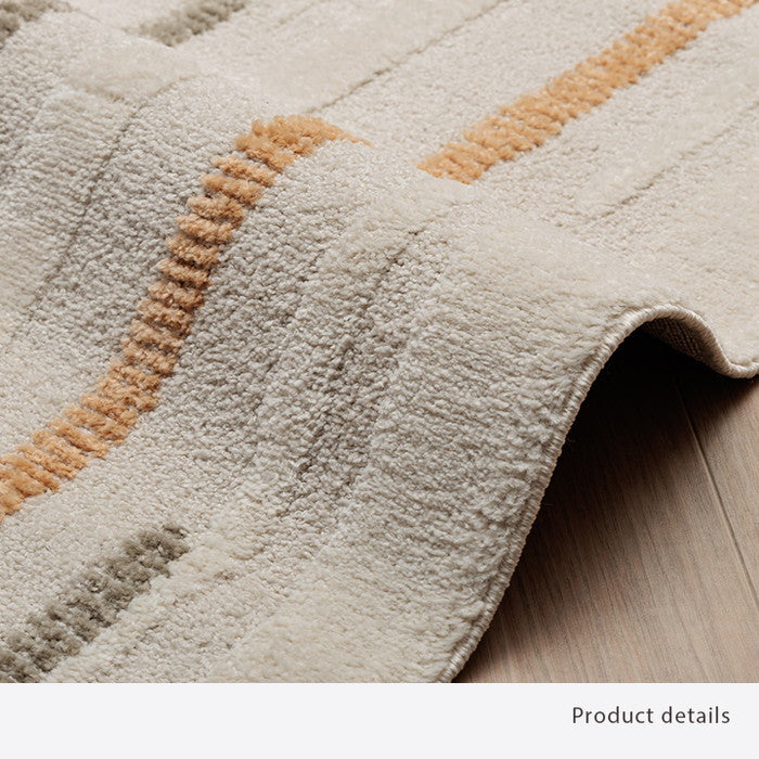 カーペット デザインラグ ウィルトンカーペット ルームマット ラグマット 長方形 北欧柄 シンプル 約80×140cm ihk-1321650010101の画像