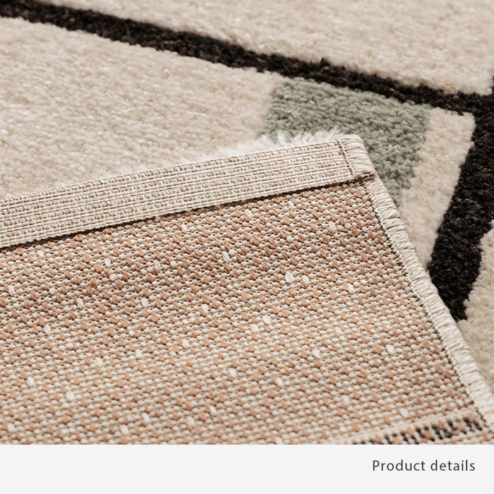 カーペット デザインラグ ウィルトンカーペット ルームマット ラグマット 長方形 北欧柄 ライン柄 約80×140cm ihk-1321670010101の画像