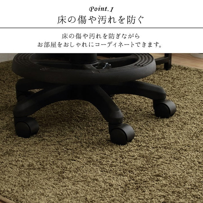 デスクカーペット 日本製 抗菌 消臭 清潔 防炎 抗アレル物質 ダニ対策 シャギー 無地 約1.2畳 約120×150cm アイボリー オリーブ ペールピンク ペールブルー モカ カーキブラウン グレージュ ihk-1340740140711の画像