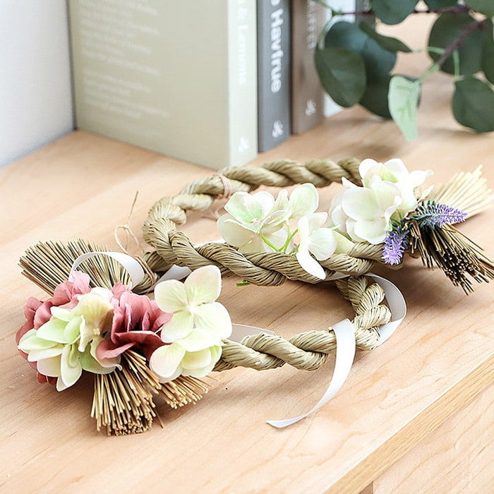 い草 リース 雑貨 飾り 消臭効果 リッラクス効果 アレンジ 約20cm丸 ihk-1370350015108の画像