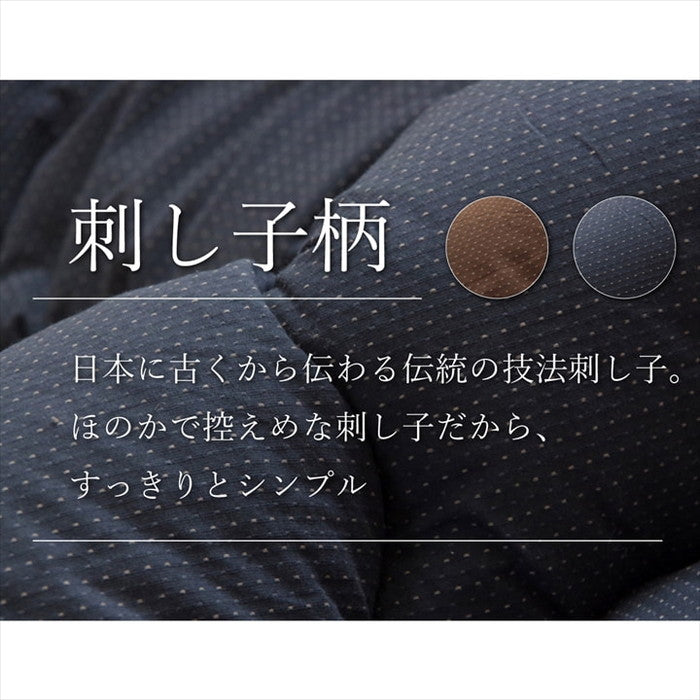 こたつ布団 だ円 楕円 掛け単品 デニム 先染めデニムIT 約185×225cm楕円 厚掛けタイプ ブラック カーキ グレー ネイビー ihk-1380000002487の画像