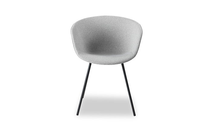 モーブ ダイニング チェア スチールレッグ フルカバー MAUVE Dining Chair SteelLeg FullCover ファブリック 3年保証付 デザイナーズ ジェネリック家具 リプロダクト inv-665f-qeの画像