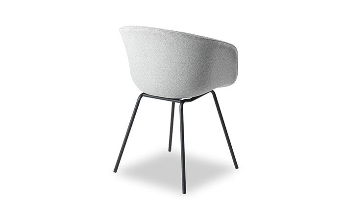 モーブ ダイニング チェア スチールレッグ フルカバー MAUVE Dining Chair SteelLeg FullCover ファブリック 3年保証付 デザイナーズ ジェネリック家具 リプロダクト inv-665f-qeの画像