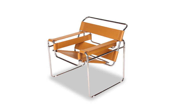 マルセル・ブロイヤー ワシリー チェア WASSILY Chair セミアニリンレザー 本革 マルセル・ブロイヤー 3年保証付 デザイナーズ ジェネリック家具 リプロダクト inv-8028baの画像