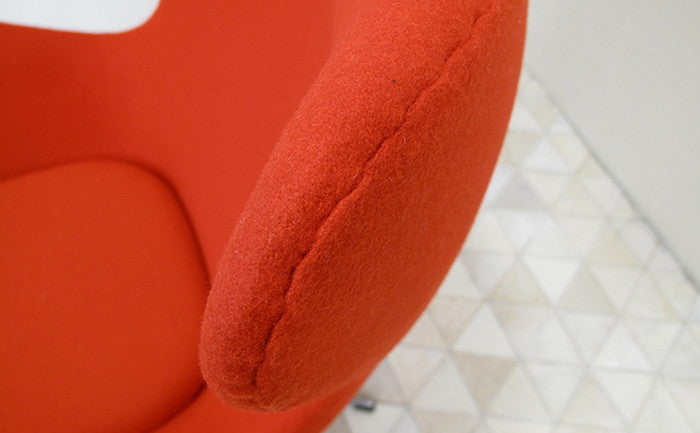 アルネ・ヤコブセン エッグ チェア EGG Chair セミアニリンレザー 本革 3年保証付 inv-8038ba-semi