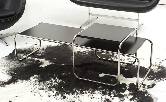 ラッシオ コーヒーテーブル LACCIO Coffee Table ブラック ホワイト 3年保証付 デザイナーズ ジェネリック家具 リプロダクト inv-8048btの画像