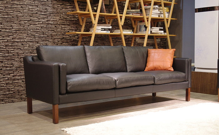 ボーエ・モーエンセン KB06 ソファ 3P KB06 Sofa 3P オイルドレザー 本革 3年保証付 デザイナーズ ジェネリック家具 リプロダクト inv-8063bs-oilの画像