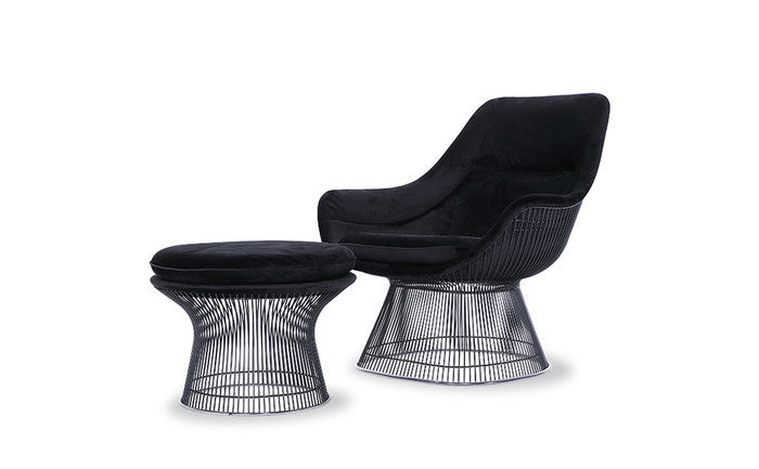 ウォーレン・プラットナー プラットナー イージーチェア PLATNER Easy Chair ファブリックA 3年保証付 inv-9180ba-fba