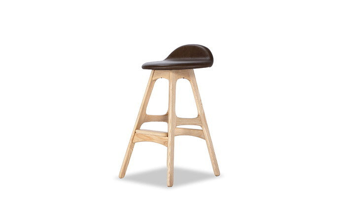 デニッシュ バースツール ロー DANISH Bar Stool Low ファブリックA 3年保証付 inv-9210bar-fba