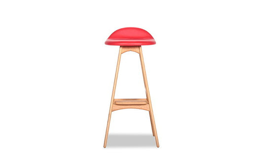 デニッシュ バースツール ミドル DANISH Bar Stool Middle ファブリックA 3年保証付 inv-9211bar-fba