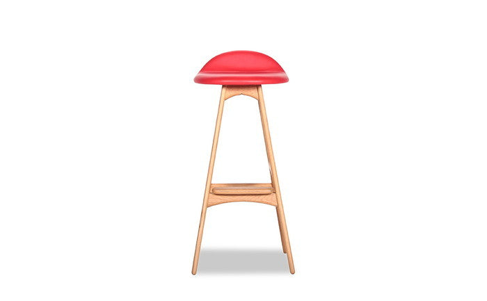 デニッシュ バースツール ミドル DANISH Bar Stool Middle セミアニリンレザー 本革 3年保証付 デザイナーズ ジェネリック家具 リプロダクト inv-9211bar-semiの画像