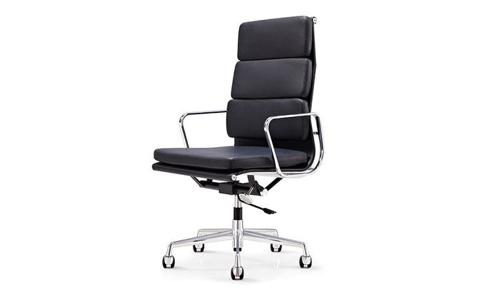 チャールズ&レイ・イームズ アルミナムグループ ハイバック エグゼクティブチェア ソフトパッド Aluminum Group Executive Chair SoftPad PU ファブリック 3年保証付 inv-e001a-1-pu